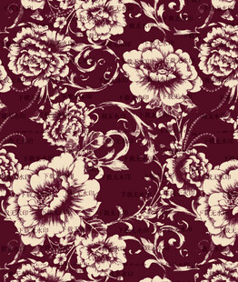 复古花卉图案纹理背景