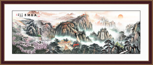 会客厅泰山五岳独尊 