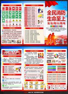 2025年消防日三折页