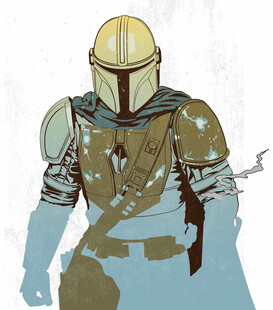 曼达洛人形象插画