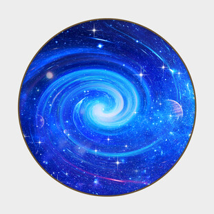 蓝色璀璨星空图