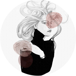 飘逸白发女子的独特形象