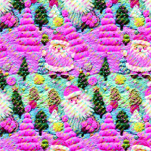 梦幻森林风多彩图案