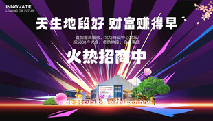 商城火热招商展板