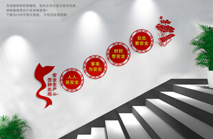 工地楼梯间文化墙