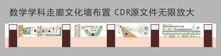 数学学科文化墙布置