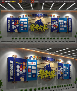 警营风采照片墙