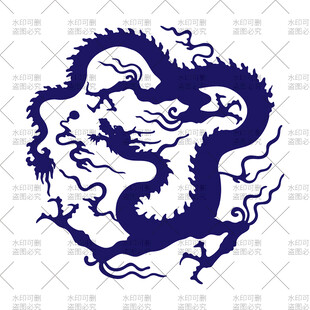 传统中式龙纹图案设计