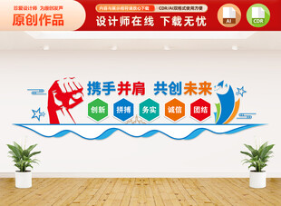 企业标语文化墙