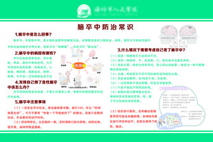 脑卒中防治常识