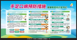 预防手足口病宣传栏