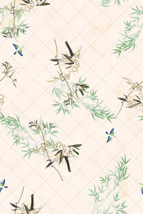 中式花鸟图案 雅致清新