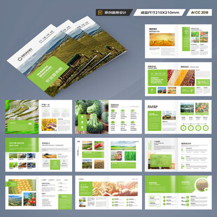 方形农产品画册