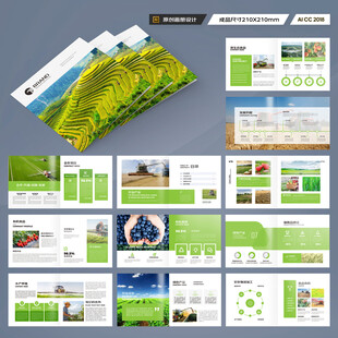 方形农产品画册