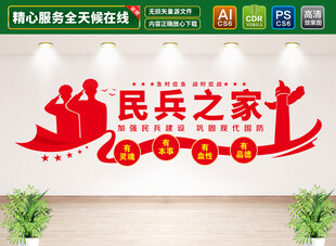 民兵之家文化墙