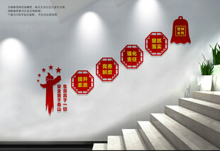 安全生产楼梯文化墙