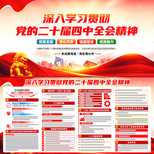 二十届四中全会展板宣传栏