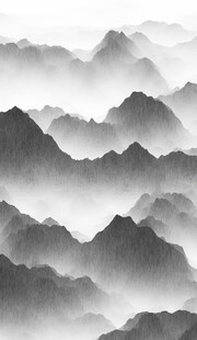 水墨群山