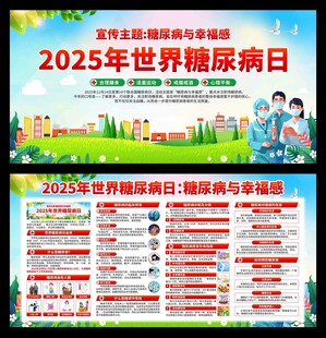 2025年联合国糖尿病日展板