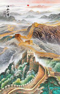长城玄关装饰画