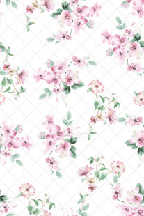 粉色花卉图案背景