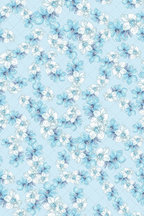 浅蓝色碎花图案背景