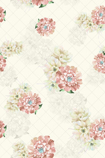 花卉水彩图案背景纹理