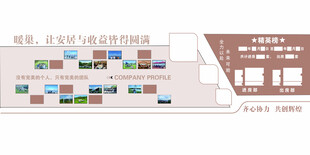 装饰公司展板设计