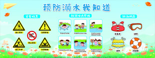 预防溺水知识宣传海报