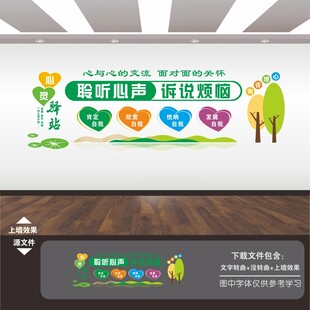 心理咨询室文化墙