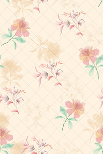 淡雅花卉图案背景