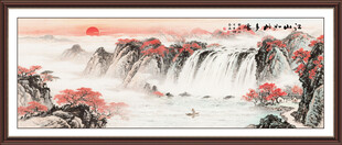 国画山水风景装饰画