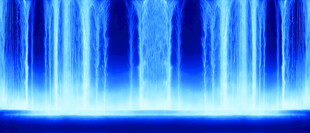 蓝色动感声波背景图