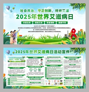 2025年世界艾滋病日展板