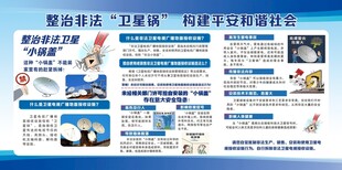 打击非法宣传展板