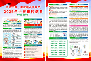 2025年世界糖尿病日宣传单