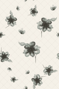 水墨花卉图案背景