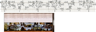 竹林屏风灯箱