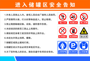 进入储罐区安全告知