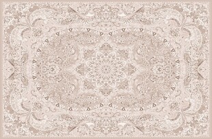 米色几何花纹精美地毯图案