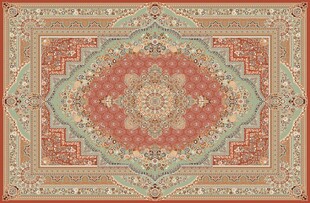 复古精美花纹地毯图案