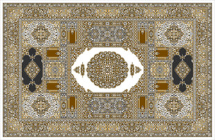 几何图案地毯纹理设计