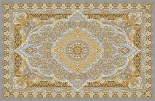 精美复古风几何图案地毯