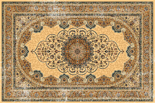 复古精美花纹地毯图案