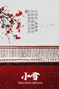 小雪时节活动海报