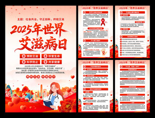2025年世界艾滋病日海报