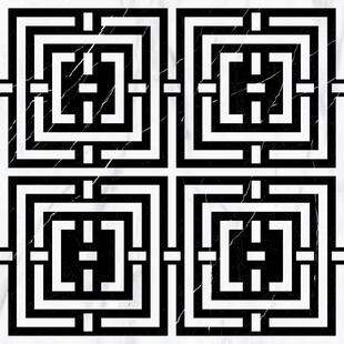 几何方形图案装饰元素