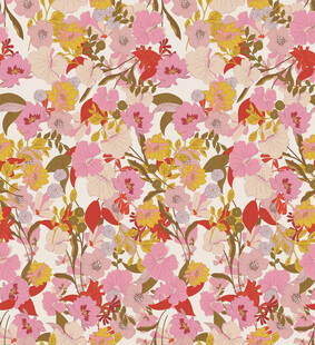 大牌复古花卉图案