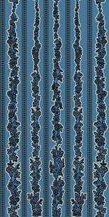 大牌蓝色竖条纹花纹图案