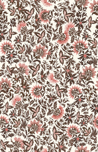 大牌复古花卉图案